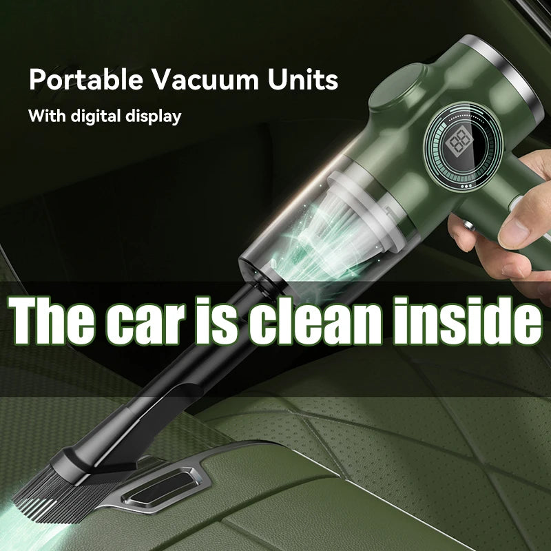 EcoClean 5-in-1: Wireless Vacuum Cleaner for Car and Home"